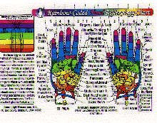 SPANISH REFLEXOLOGY HAND CHART (INNER LIGHT)