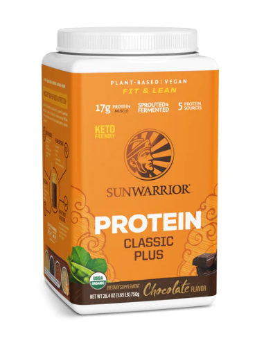 Classic Plus Protein Chocolate (Sunwarrior) 1.65 lbs