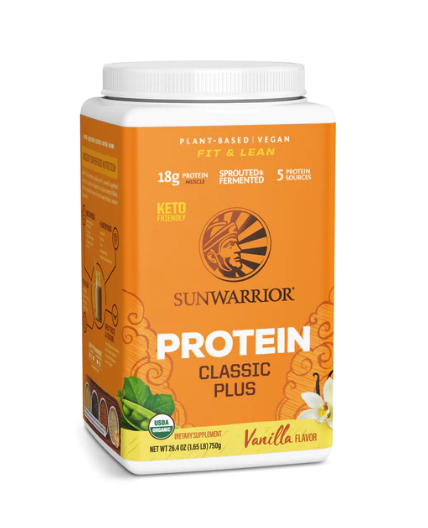 Classic Plus Protein Vanilla (Sunwarrior) 1.65 lbs