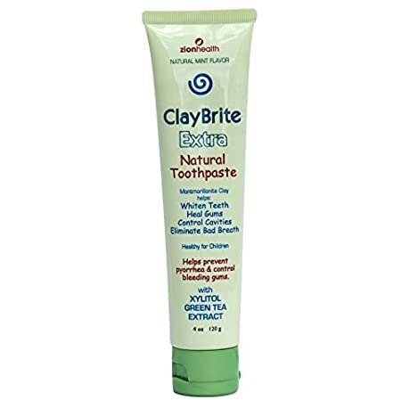 Claybrite EXTRA Mineral Toothpaste 4 oz tube - Ionic mineral toothpaste - Zion Health