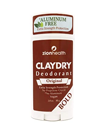 ClayDry Deodorant BOLD - Original with Yuzu 2.8 oz - Zion Health