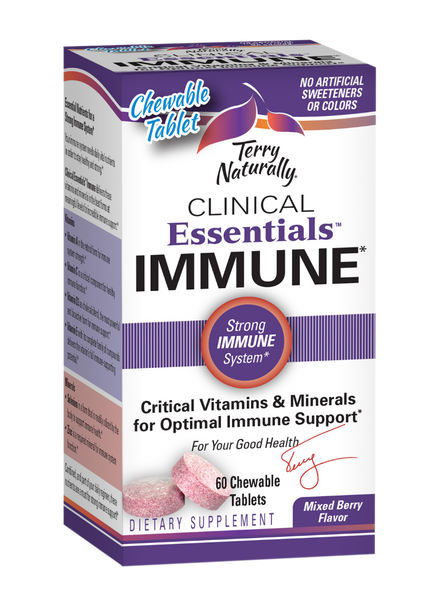 Clinical Essentials IMMUNE - 60 Chewable Tablets - Terry Naturally
