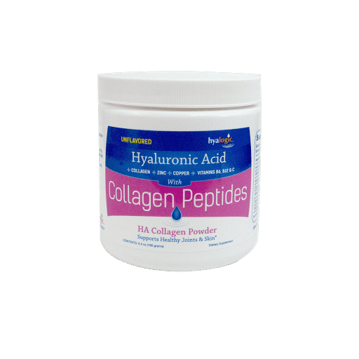 Collagen Peptides Powder 6.4 oz - Hyaluronic Acid + Collagen - Hyalogic