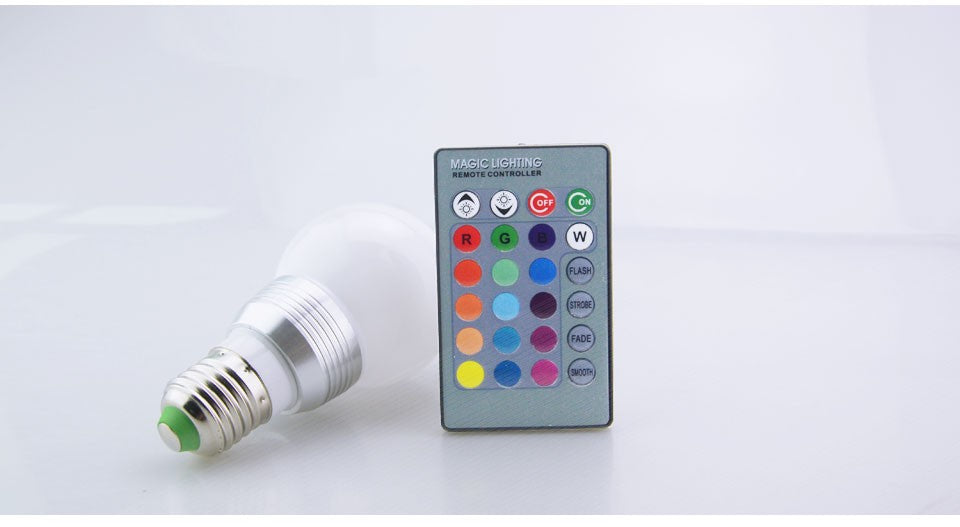 color therapy bulb with remote