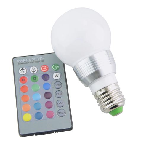 color changing lightbulb