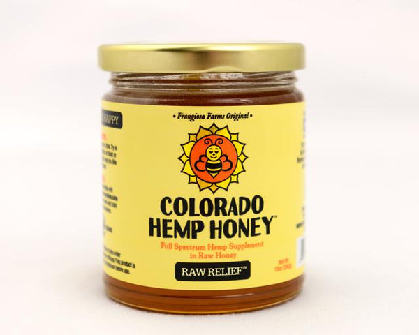 RAW RELIEF FULL-SPECTRUM HEMP HONEY (COLORADO HEMP HONEY)