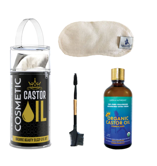 Organic Cosmetic Castor oil Kit - Beauty Sleep Kit - Queen of the Thrones