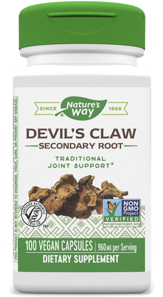 Devil's Claw Secondary root - 100 Vegan Capsules - Nature's Way