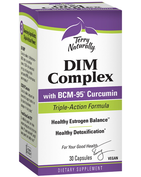 DIM Complex 30 capsules - Triple Action Formula - Terry Naturally