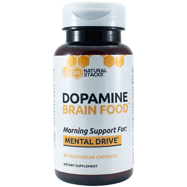 Dopamine Brain Food 60 vegetarian capsules - Mental Drive - Natural Stacks