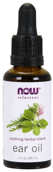 Ear Oil 1oz - Soothing Herbal Blend - NOW Foods