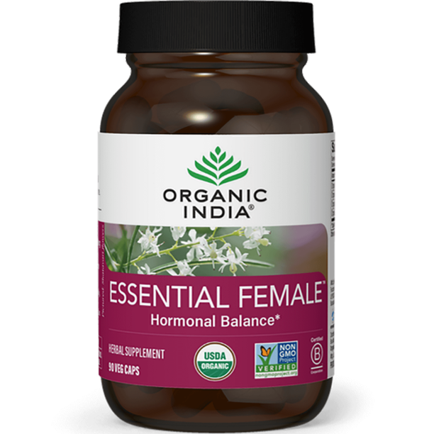 Essential Female - 90 Vegetarian Capsules for Hormone Balance - Organic India
