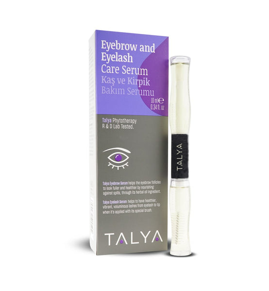 Eyebrow and Eyelash Care Serum .34 oz - Phytotherapy R & D Lab Tested - Talya