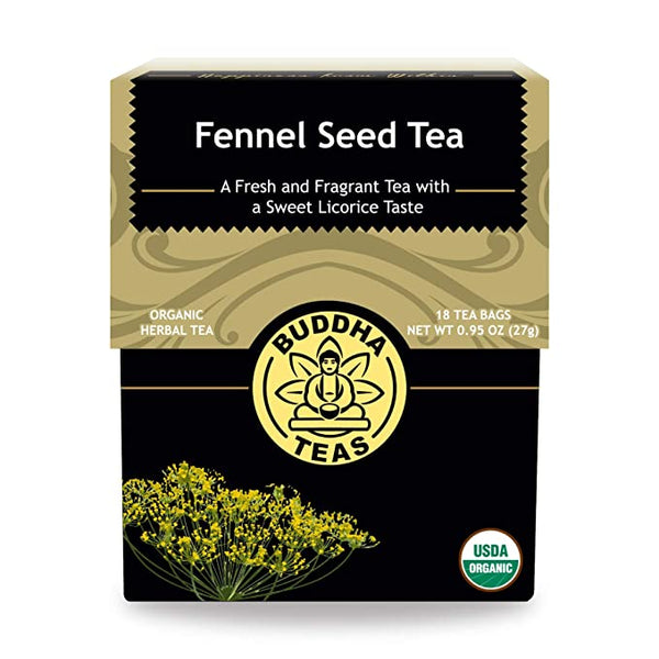 Fennel Seed Tea 18 bag - Certified Organic Tea - Buddha Teas