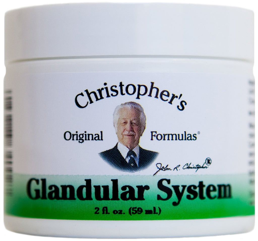 Glandular System 2oz ointment - with Mullein & Lobelia - Dr. Christopher's