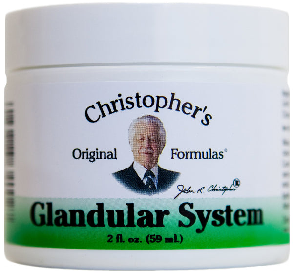 Glandular System 2oz ointment - with Mullein & Lobelia - Dr. Christopher's