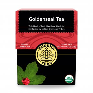 Goldenseal Tea 18 bag - Certified Organic Tea - Buddha Teas