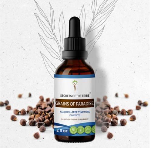 Grains of Paradise 2oz Herbal Extract - Alcohol Free Tincture - Secrets of the Tribe
