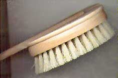 DRY SKIN BRUSH w/ Natural Fiber SISAL