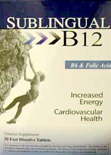 Sublingual B12, B6, & Folic Acid 30 ct