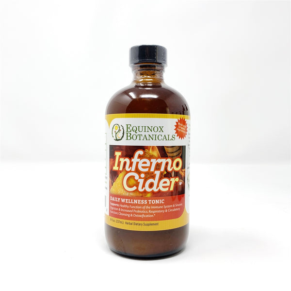 Inferno Cider 8 oz - Apple Cider Vinegar Tonic - Equinox Botanicals