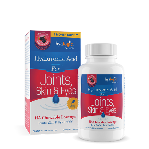 Hyaluronic Acid for Joints Skin & Eyes 60 chews - Hyalogic