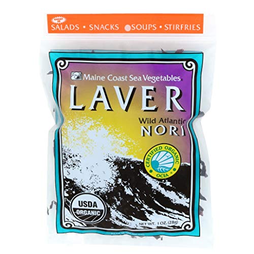 Laver Leaf 1 oz - Wild Atlantic Nori - Maine Coast Sea Vegetables