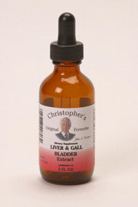 Liver & Gall Bladder Formula (Dr. Christopher) 2oz.