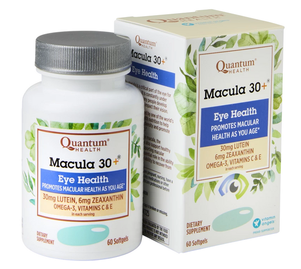 Macula 30+ 60 Softgels - Promotes Healthy Macula - Quantum Health