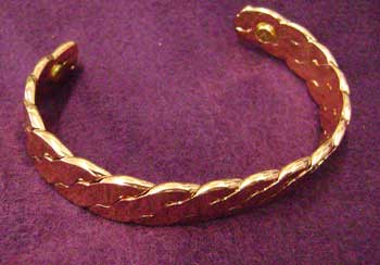 Bracelet - Braided Copper