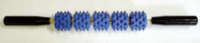 Pain Eraser 5-Cylinder Roller - Hard Blue Rubber