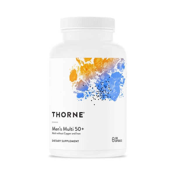 Men's Multi 50+ - Multi without Copper & Iron 180 capsules - Thorne