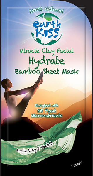 MIRACLE CLAY BAMBOO SHEET MASK (EARTH KISS)