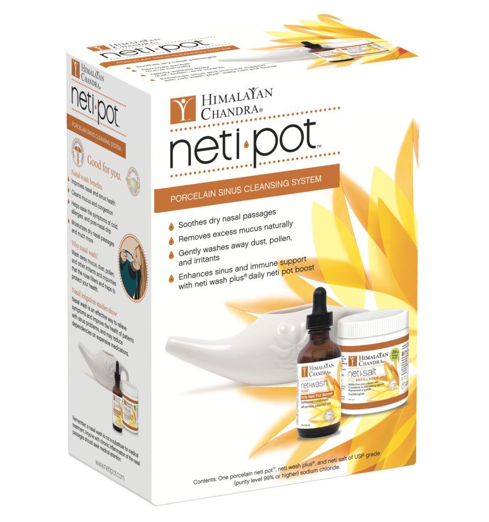 PORCELAIN NETI POT CLEANSING SYSTEM (HIMALYAN)