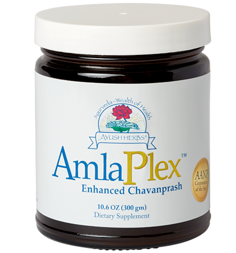 Amla Plex 10.6 oz Glass jar - Enhanced Chavanprash -  Ayush Herbs