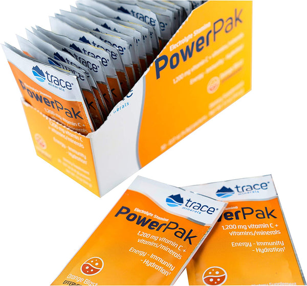 Power Pak Electrolyte Stamina - Orange Blast - Single Serving packet .18 oz