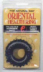 Oriental Health Ring -Soft/Black (Healthy Hand Ring)