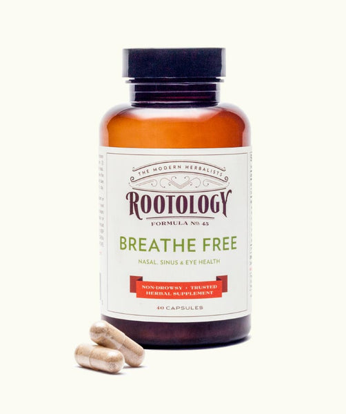 Breathe Free - 40 Vegetarian capsules - Rootology