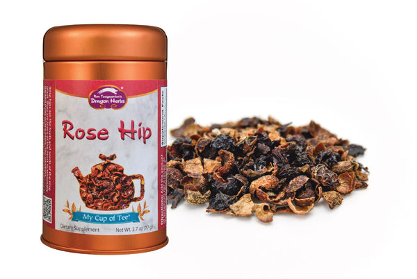 Rose Hip Tea 2.7 oz Tin - Dragon Herbs
