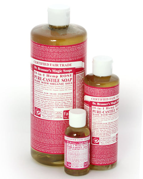 Rose Liquid Soap (Dr. Bronners)