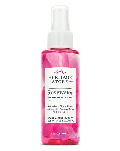 Rosewater W/Atomizer 4oz (Heritage Products)