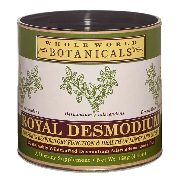 Royal Desmodium Loose Leaf Tea 4.4oz - Supports Respiratory Function & Liver Health - Whole World Botanicals