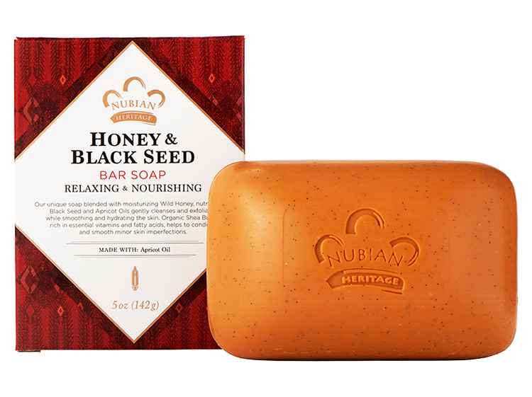 Honey And Black Seed Soap With Apricot (Nubian Heritage)