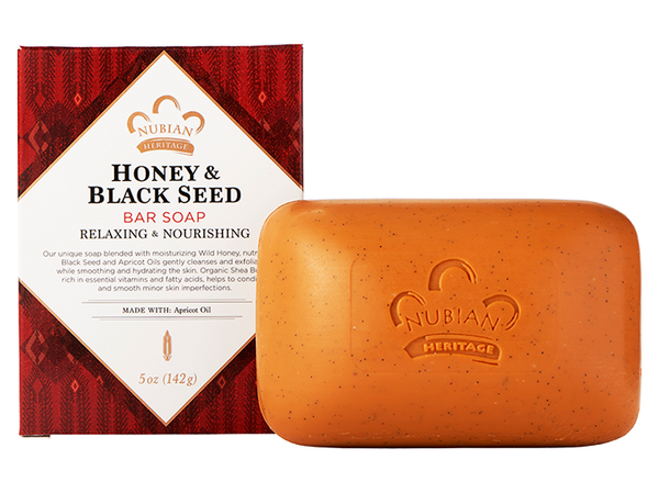 Honey And Black Seed Soap With Apricot (Nubian Heritage)