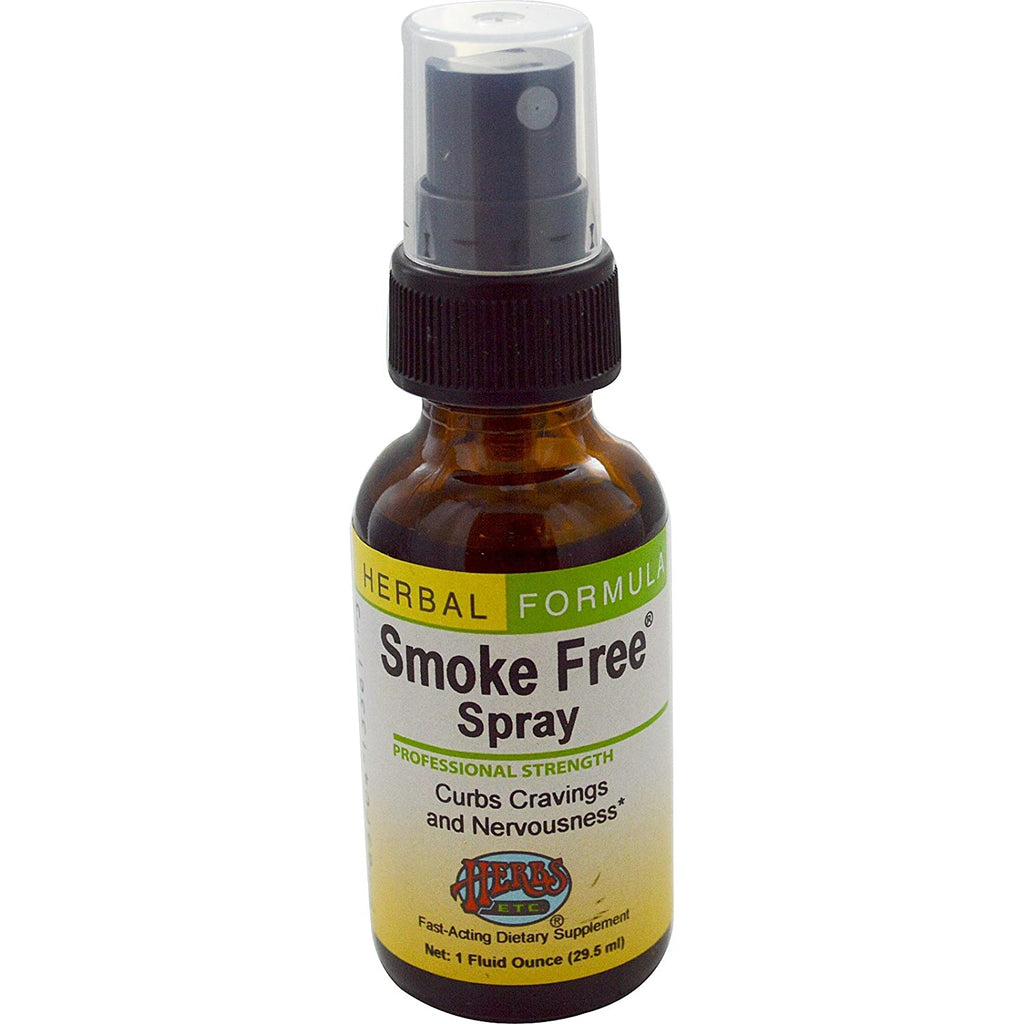 Smoke Free Spray 1 oz - Soothes Edginess and Nervousness - Herbs Etc