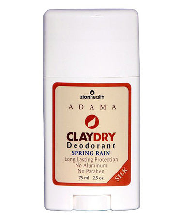 Claydry Silk Deodorant- Spring Rain (Zion Health)