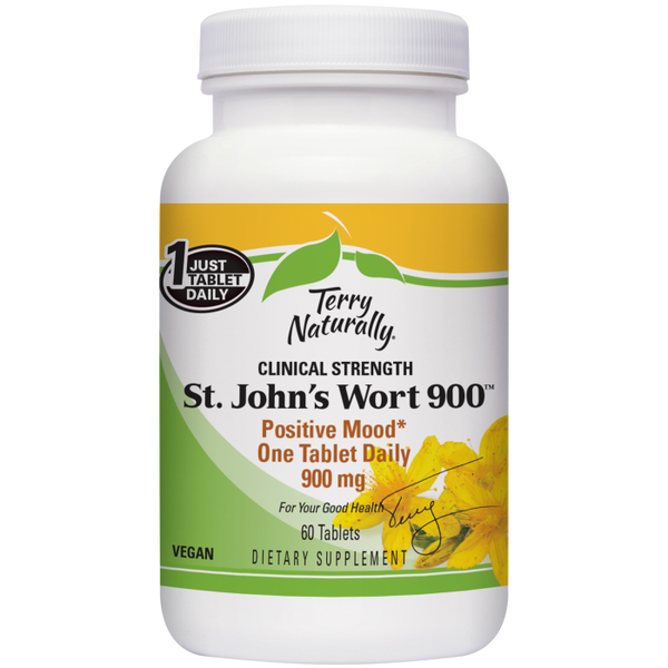 St. John's Wort 900 - Positive Mood One Daily Tablet - Terry Naturally