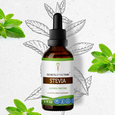 Stevia 2oz Herbal Extract - Alcohol based Tincture - Secrets of the Tribe