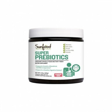 Super Prebiotics 5.6 oz powder - Organic Whole Food Dietary Fiber - Sunfood