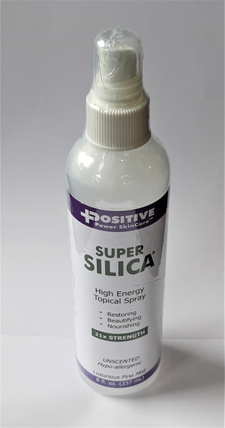SUPER SILICA - HIGH ENERGY TOPICAL SPRAY 8 FL OZ - POSITIVE POWER NUTRITION